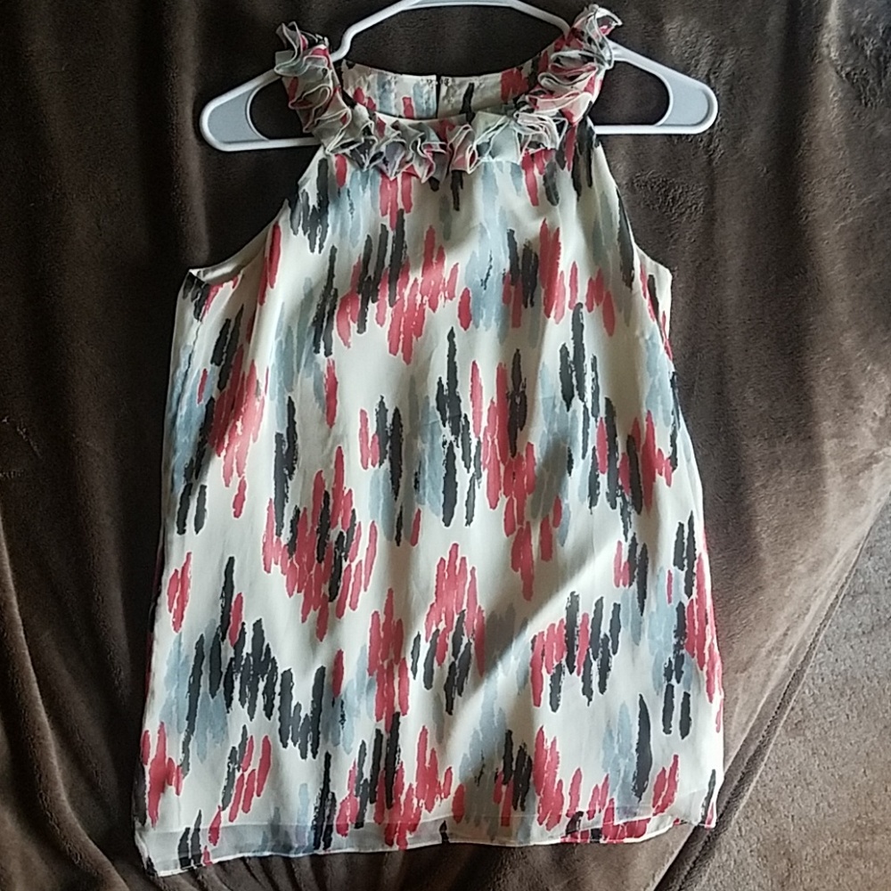 Dressy sleeveless blouse
